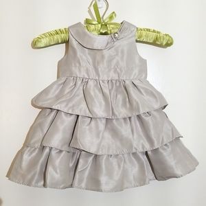 Gymboree Satin Ruffle Tiered Formal Holiday Dress